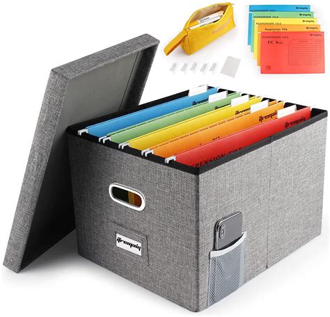 office file boxes organizers